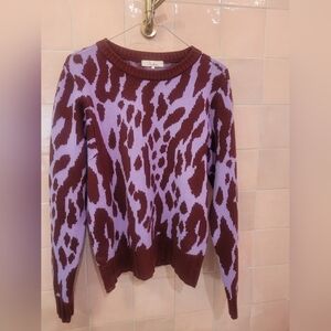 Parker animal print sweater